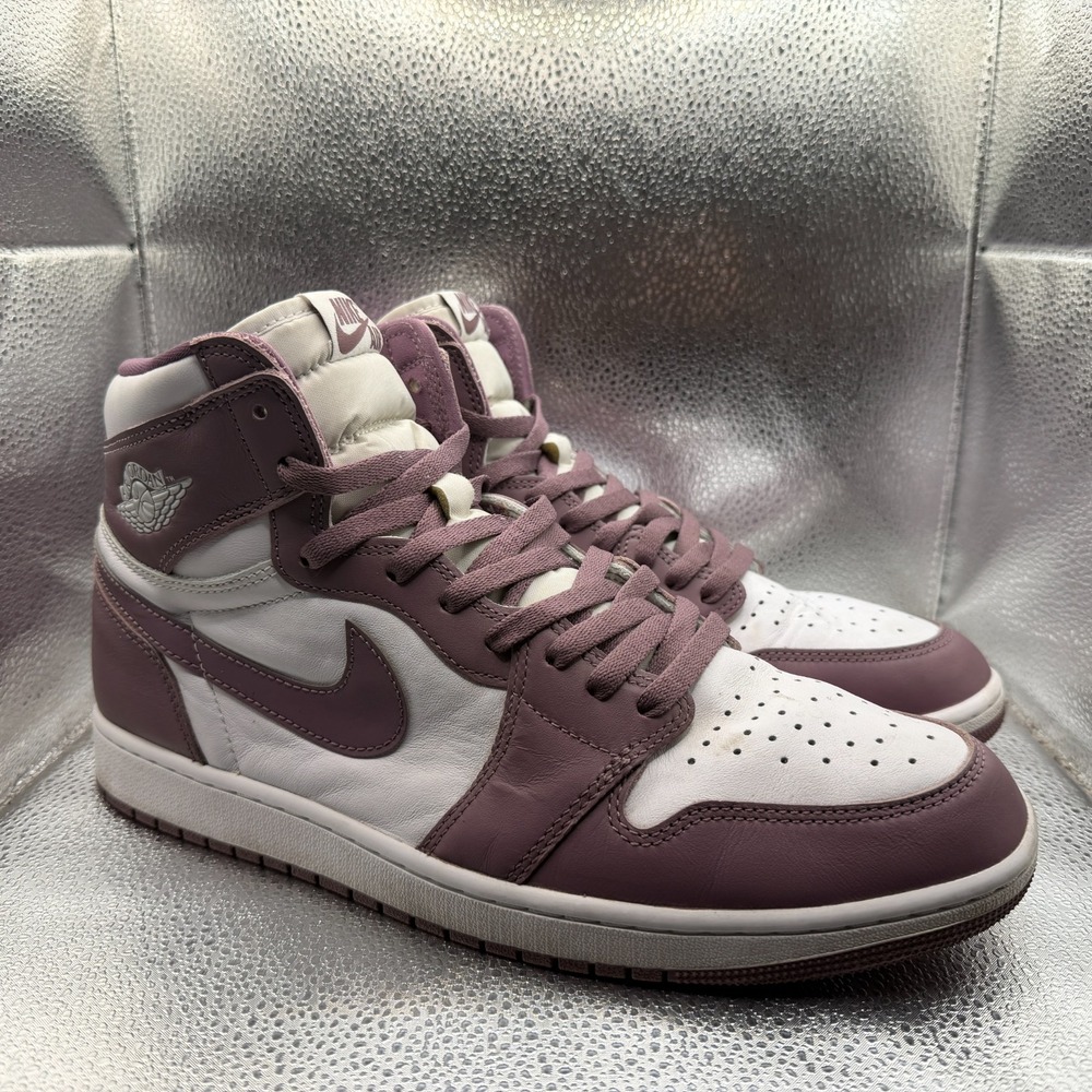 Size 13 Air Jordan 1 Retro OG High Mauve Purple Mens‎ Sneaker Shoes DZ5485-105